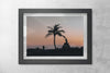 Sunset Palm Tree - Digital Print - Roberto Destarac Photography